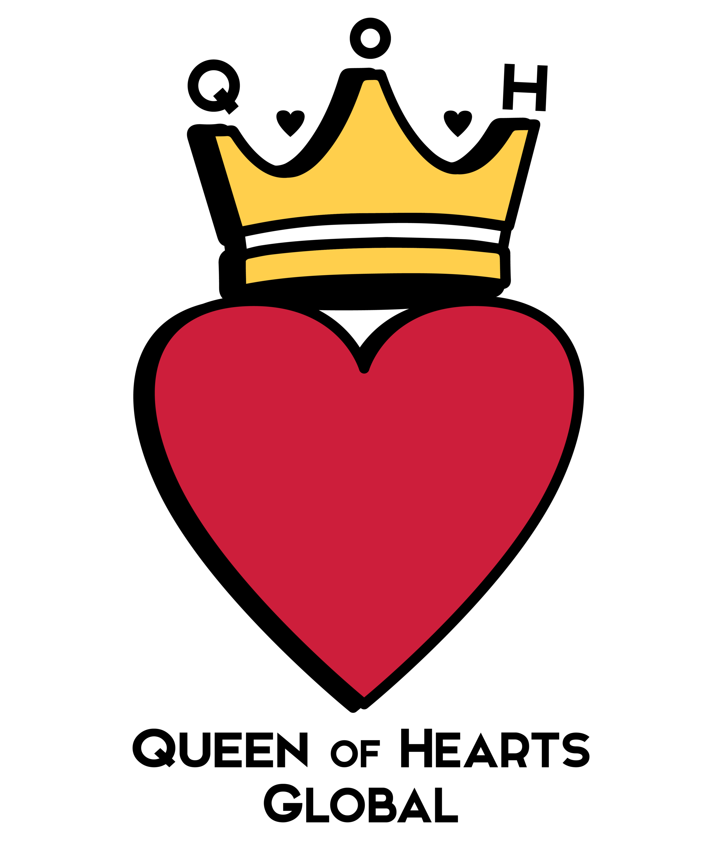 Queen of Hearts Global Art